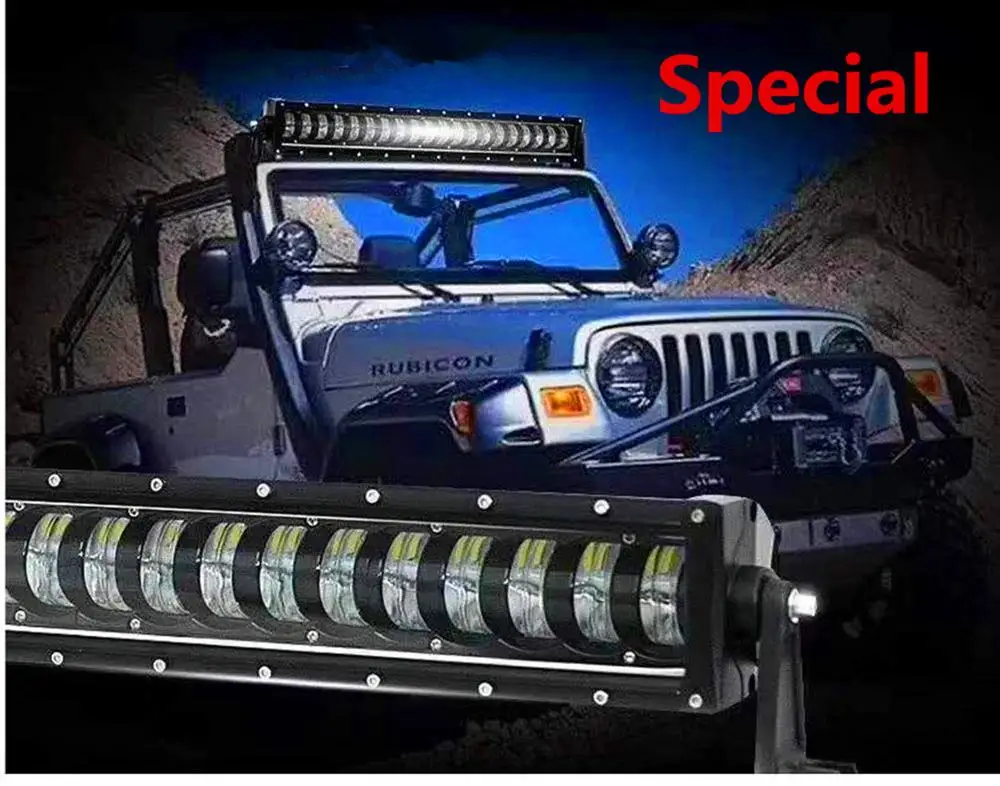 
2020 new arrival super bright stainless steel bracket 96W truck light 4x4 offroad high low beam 240W car led light bar 
