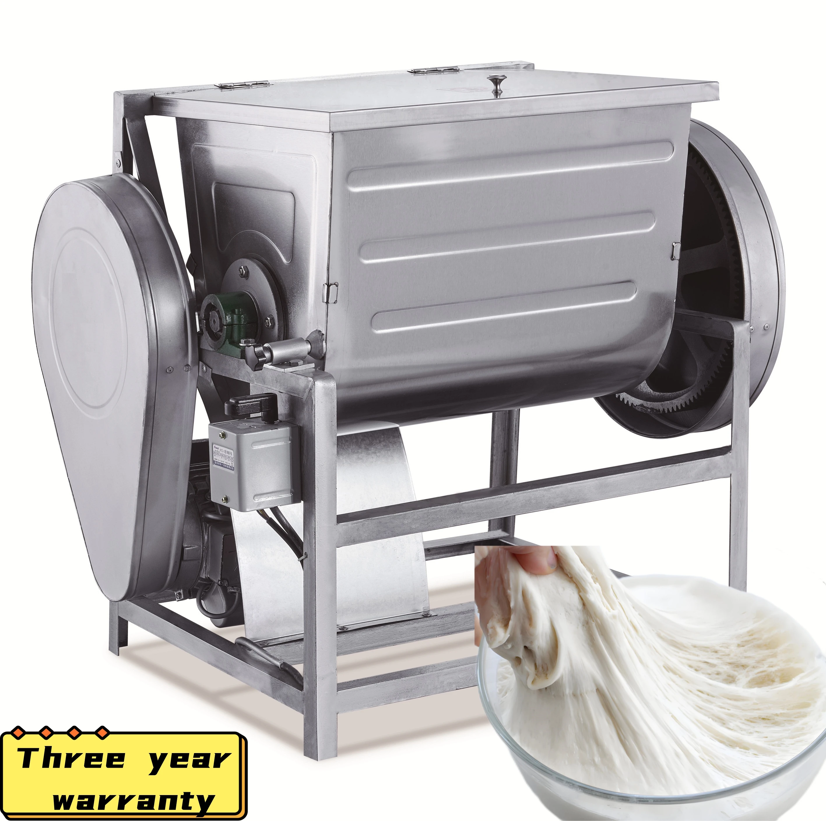 Hardcover Type Low Noise Kitchen knead Dough Wheat Flour Bread Dough kneading machine Industrial Dough Mixer