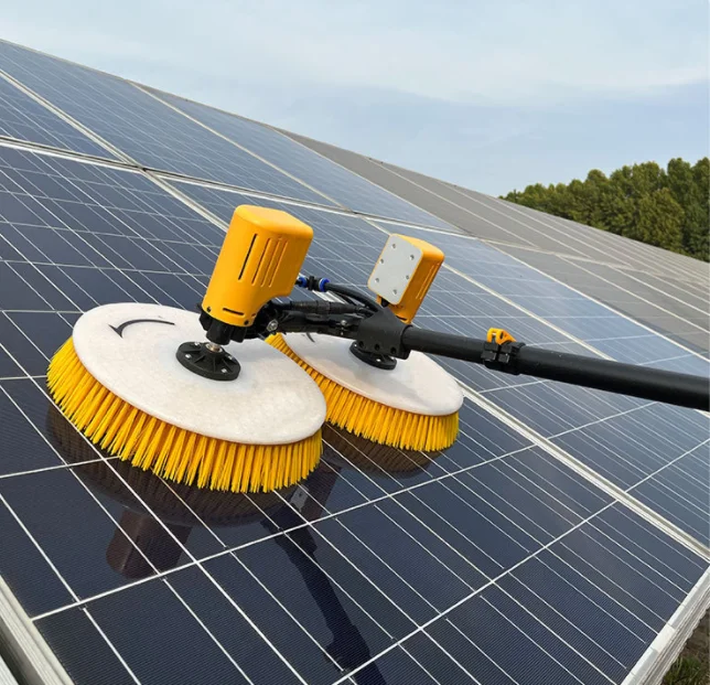 Tailai double head automatic solar panel cleaning brush single brush pv module cleaning