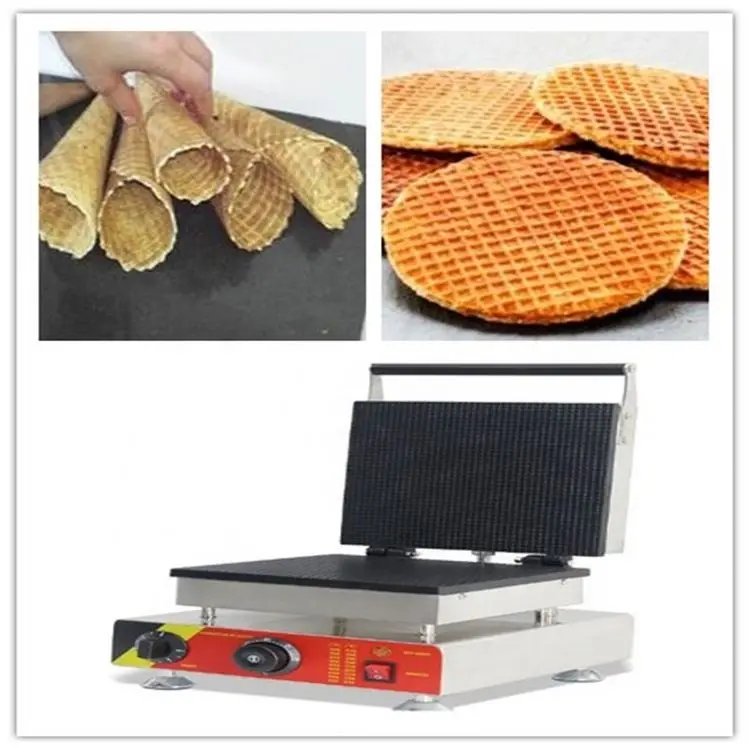 snack machinery stroopwafels syrup waffle cone maker with CE