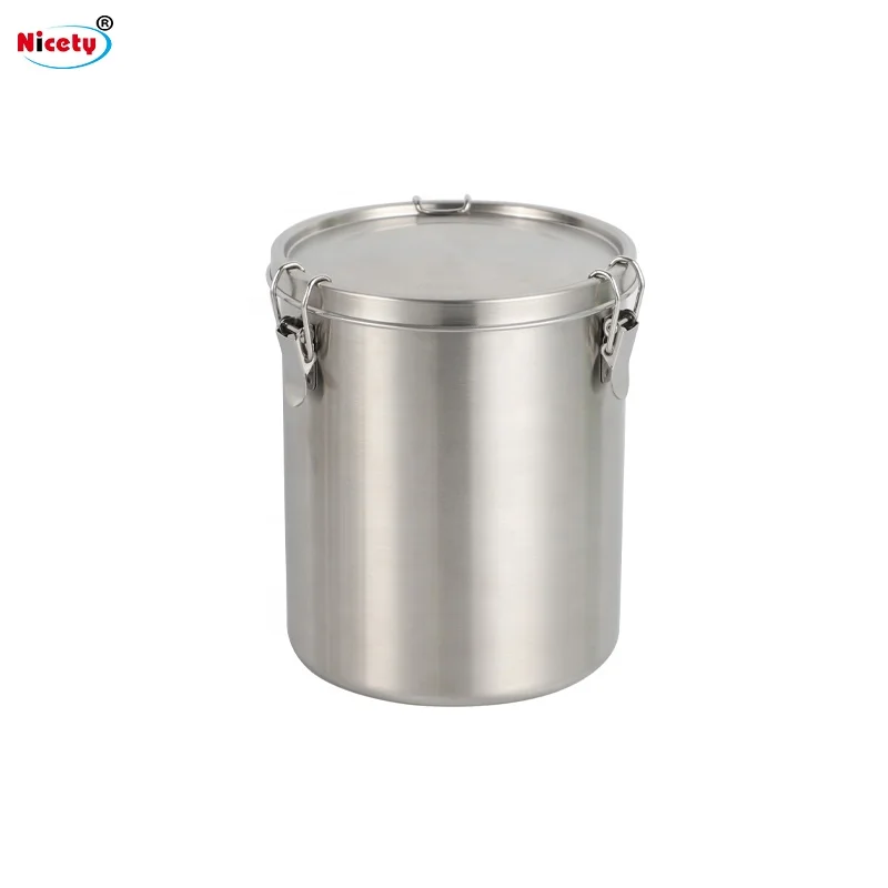 Металлический герметичный контейнер Nicety для кофейных зерен кухонный из нержавеющей стали хранения продуктов сахара кофе и