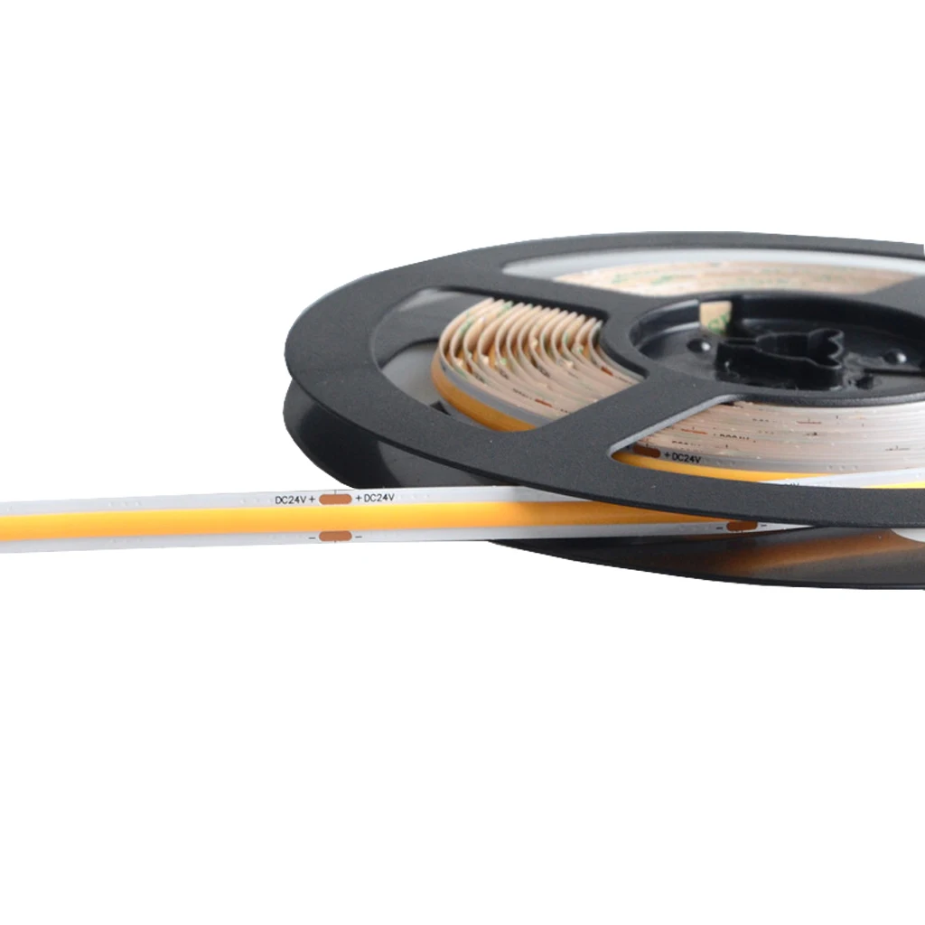 528LED/M LED COB Strip DC12V/24V Ra90  5Meter LED COB manufacturer directly