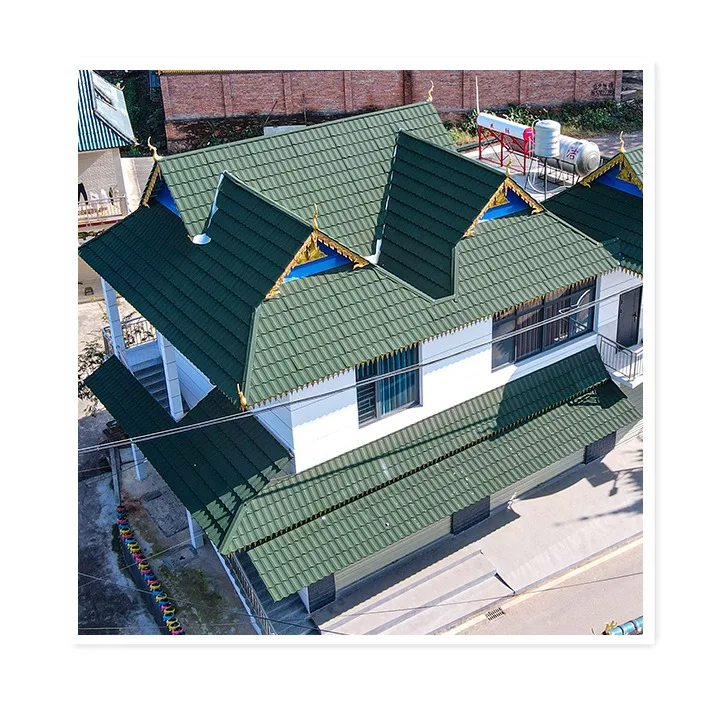 Steel Sheet Building Material Stone Coated Metal Roof Tiles on Sale  traditional classic roof tiles