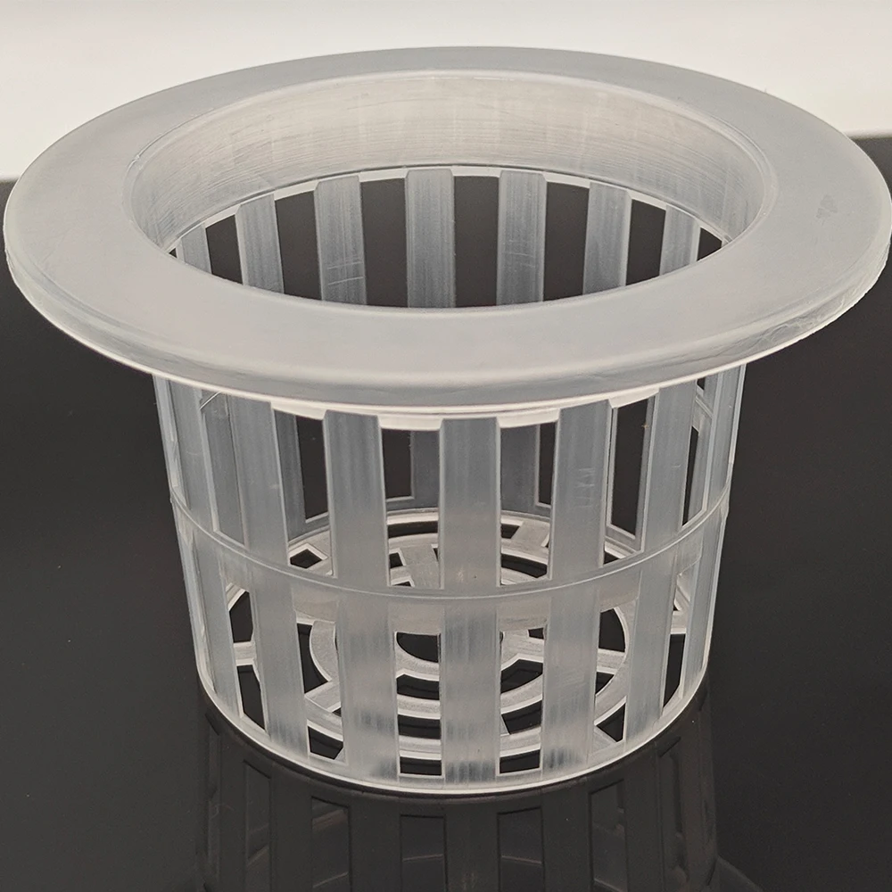 Hydroponics Plastic Net Pot Basket Mess Cup 3inch Hydroponic Soilless