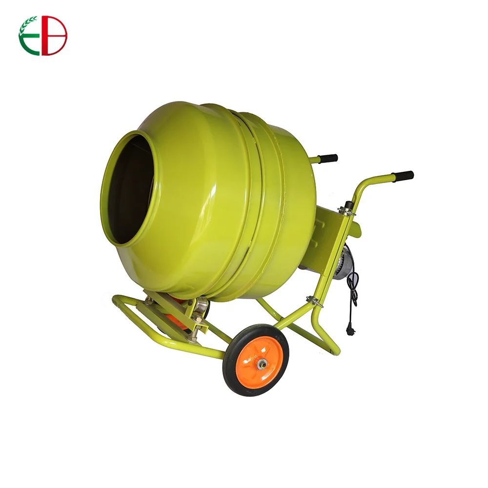 160L small mixer cement mortar mobile mixer hand push drum concrete for construction site