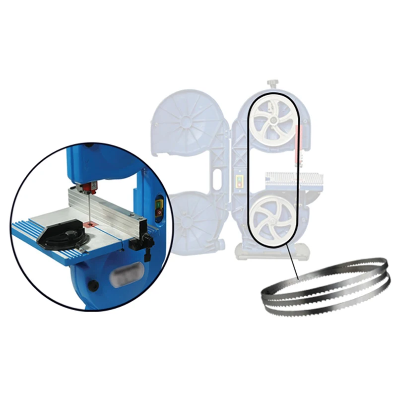 TASP  Wood Band Saw Blade 1400 x 6.35 x 0.35mm Bandsaw Blades Woodworking Tools for Wood Cutting TPI 6 10 15