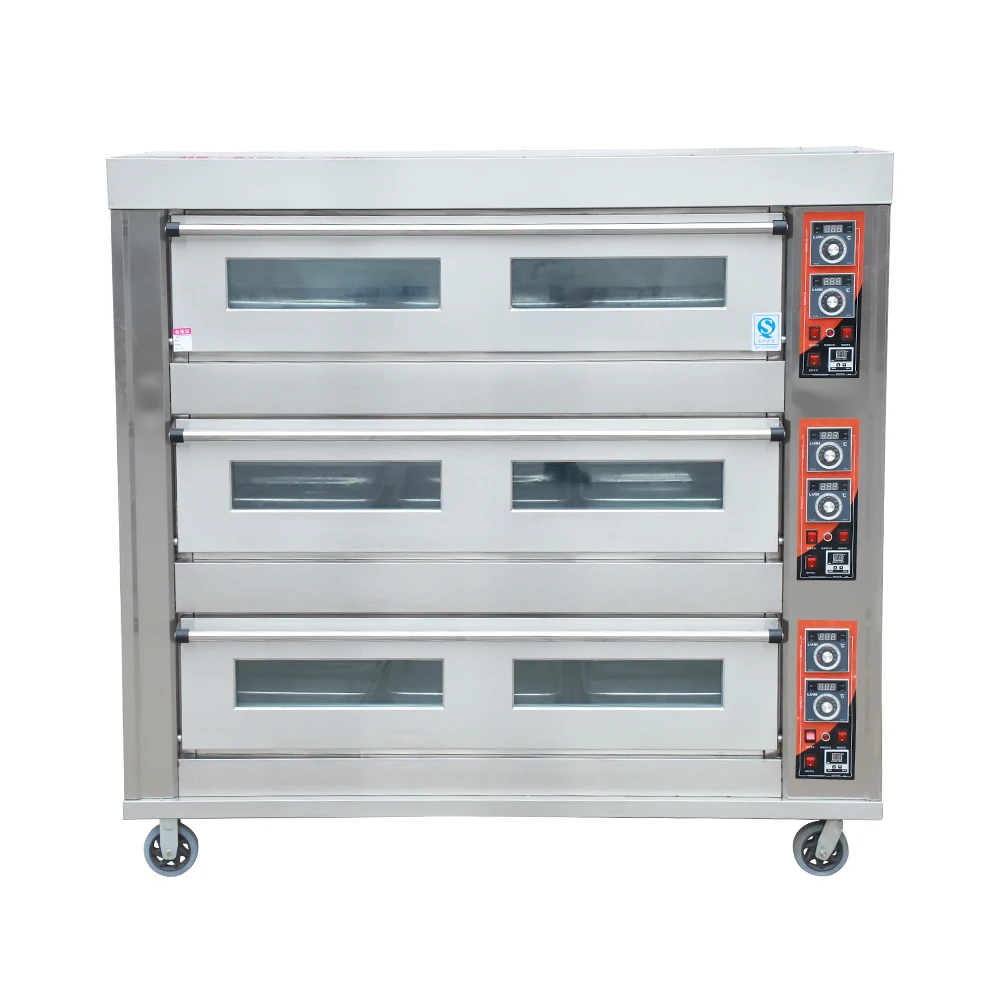 
3 deck 9 trays commercial electric oven pizza baking oven 