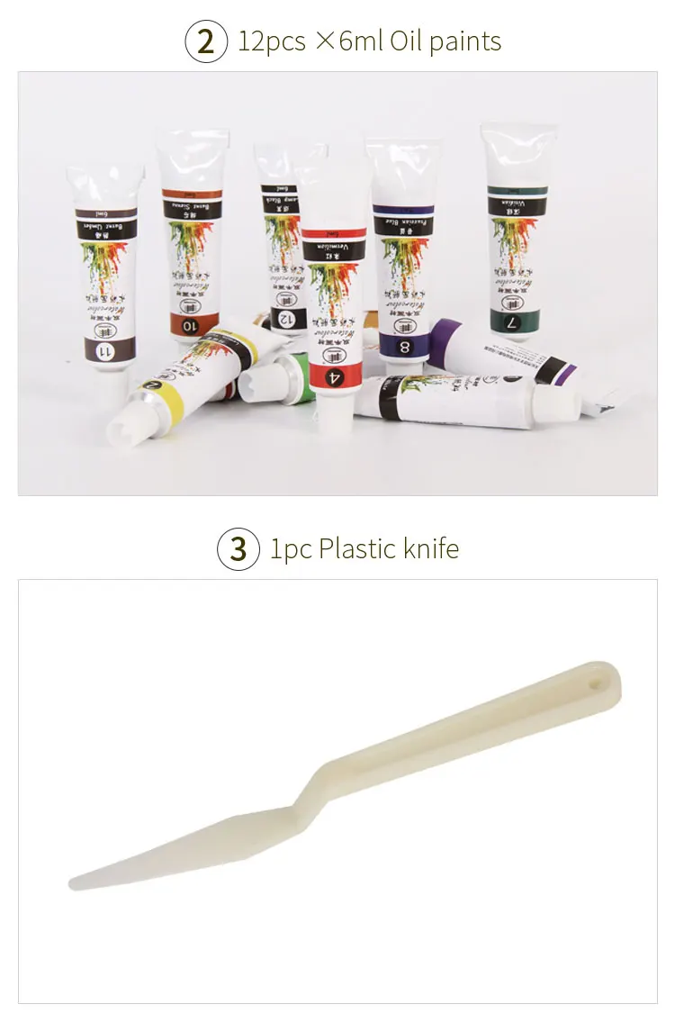 RTS по индивидуальному заказу 26 шт.-деревянной коробке художественной росписи и набор для рисования картина маслом