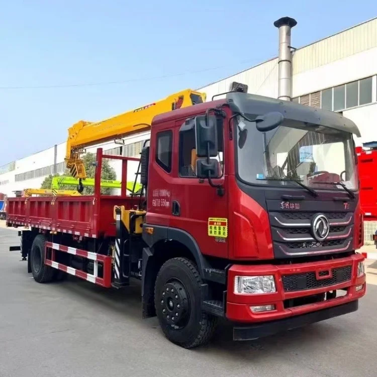 8-тонный бортовой кран Dongfeng Huashen T5