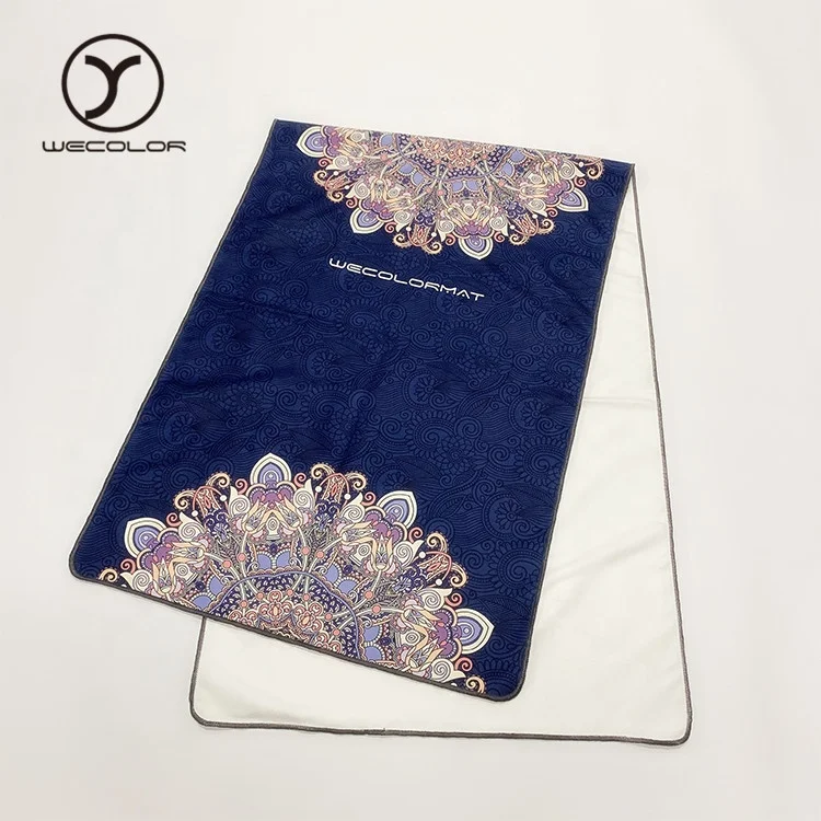 Factory Sale Various Drying Colorfast Suede Yoga Microfiber Beach Towel Custom