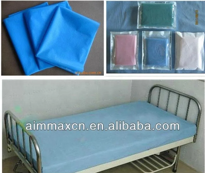 PP Non woven disposable sheet disposable SMS bed sheet cover