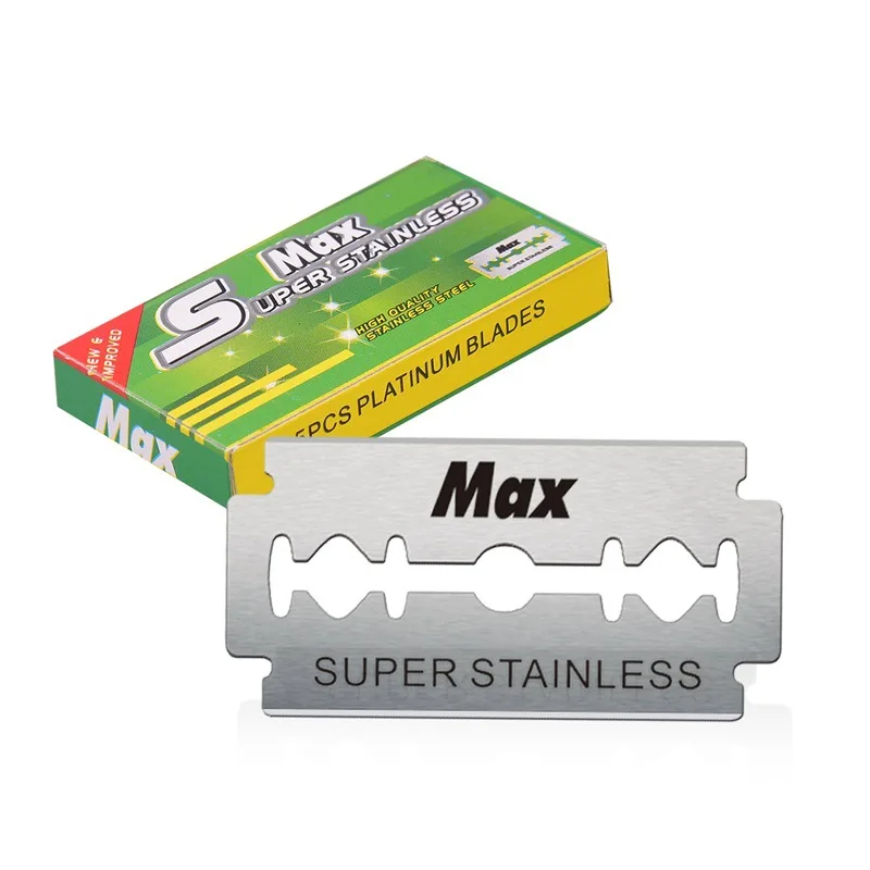 High quality Universal Double Edge Safety Razor Blades Sharp Replaceable Blade For Classic Razor Stainless Steel Shave Blade
