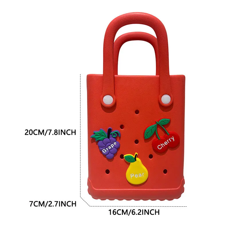 New arrival summer waterproof women beach tote bag large capacity eva rubber silicone bag purse handbags ladies