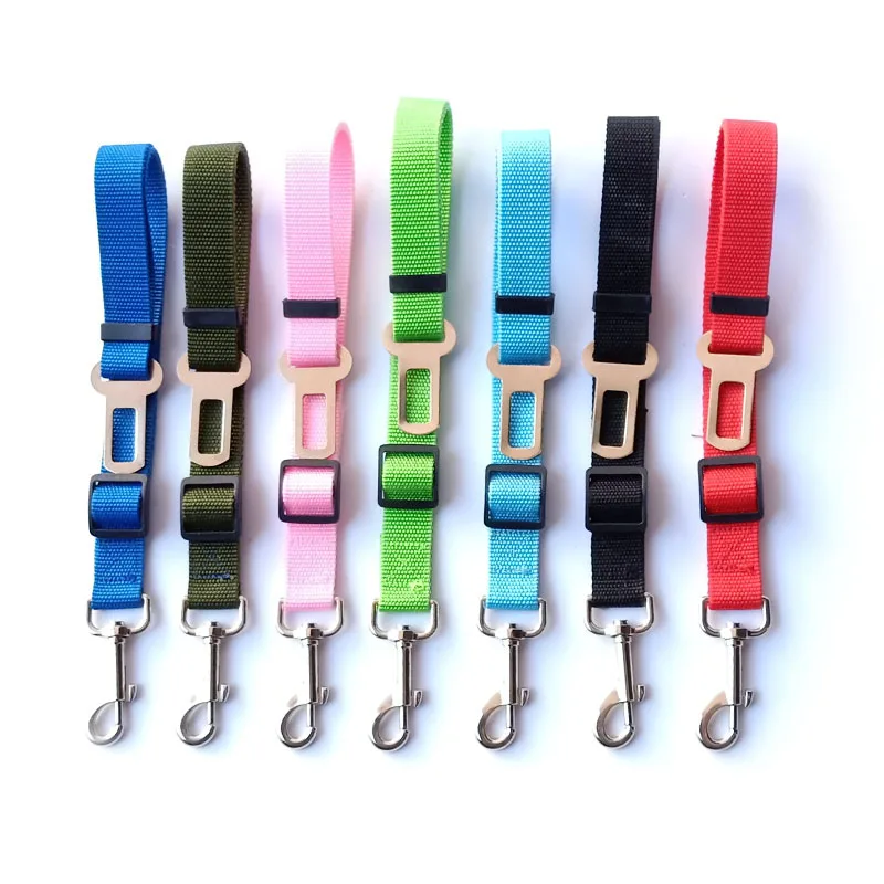 Wholesale Nylon Adjustable Dog Car Safty Belt Leash
