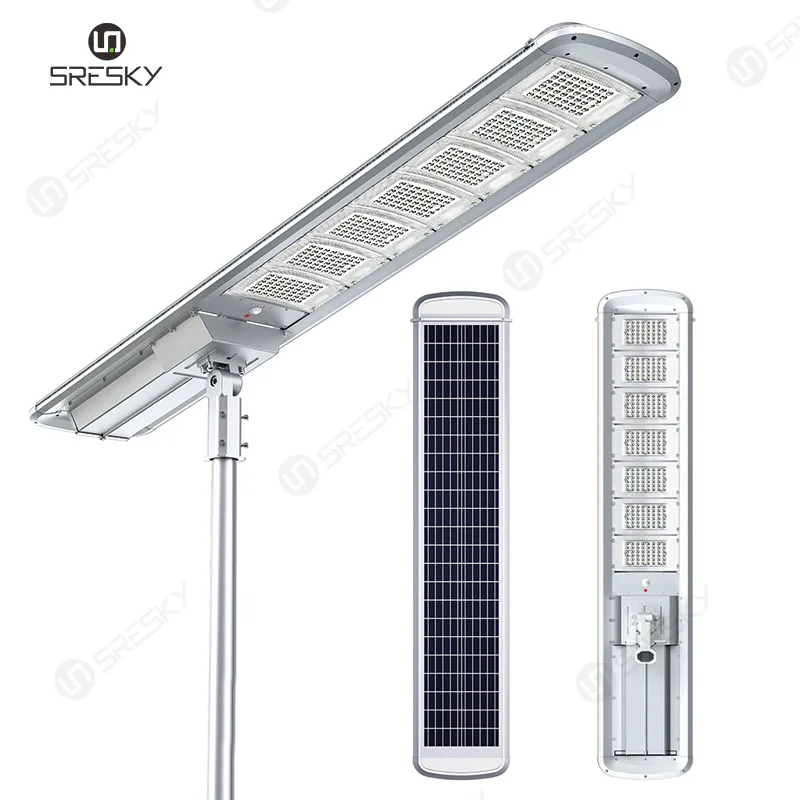Hot sale automatic cleaning solar street light Dust and snow plowing outdoor solar lamps Large-scale government projects
