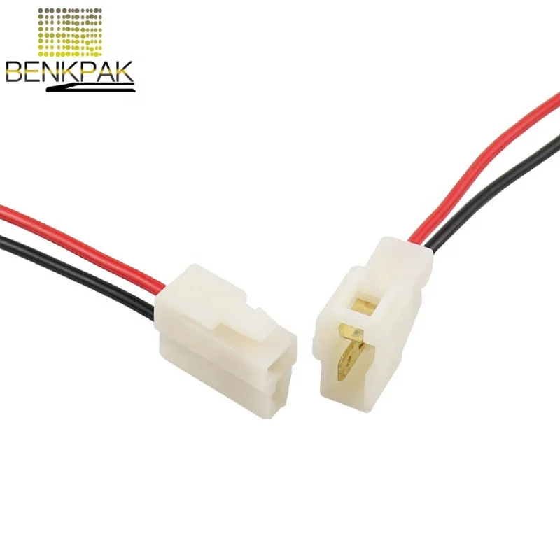 Car Connector 6.3mm 2P Male Female 6.3 Electrical Plug Socket for Motorcycle