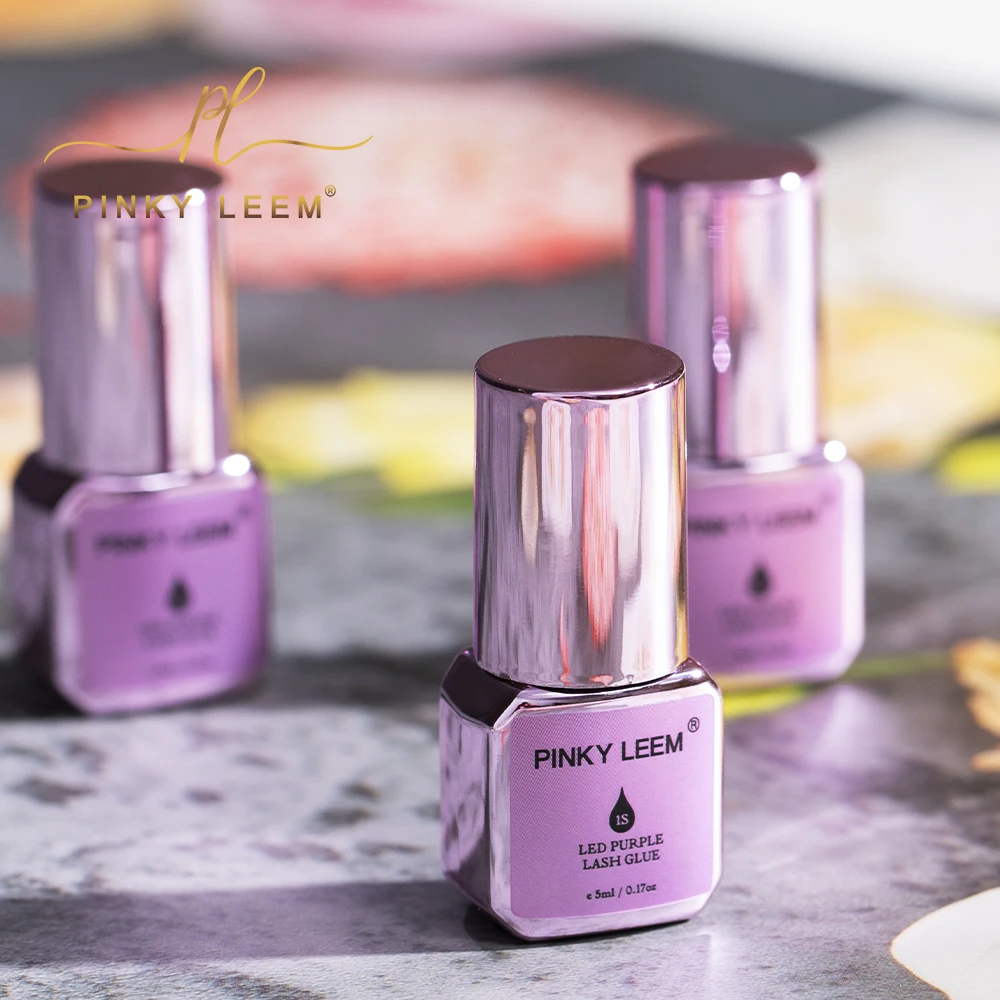 Pinky leem Wholesale 5ml 10ml Waterproof Oil Proof Eyelash Extensions Glue Bond And Seal LED Lash Glue