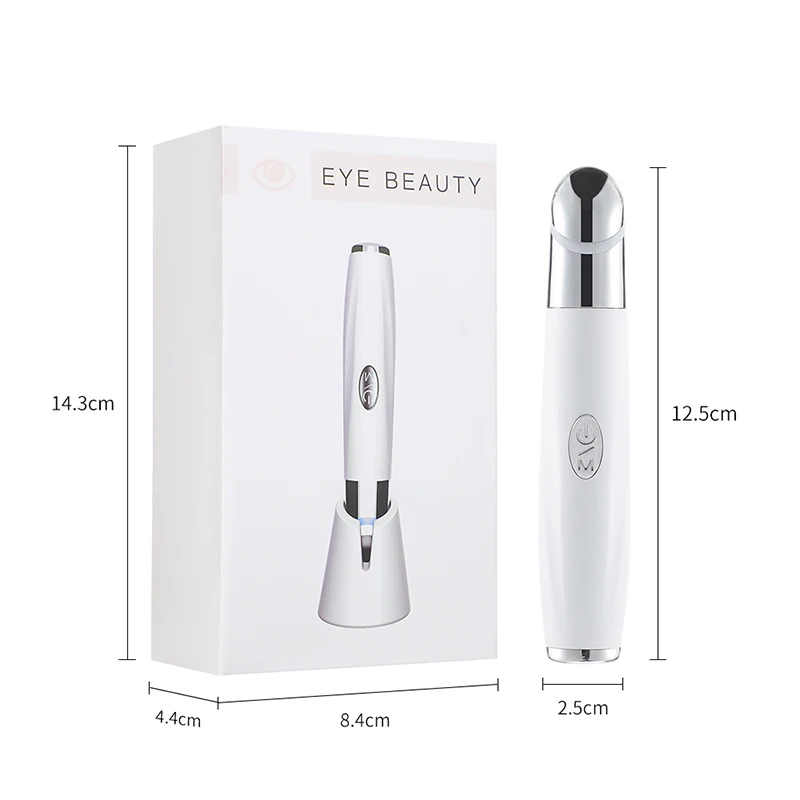 Eye Massage Instrument Wrinkle Dark Circle Skin Tighten Hot Compress Eye Massager LED Photon Eye Massager with Heat Vibration