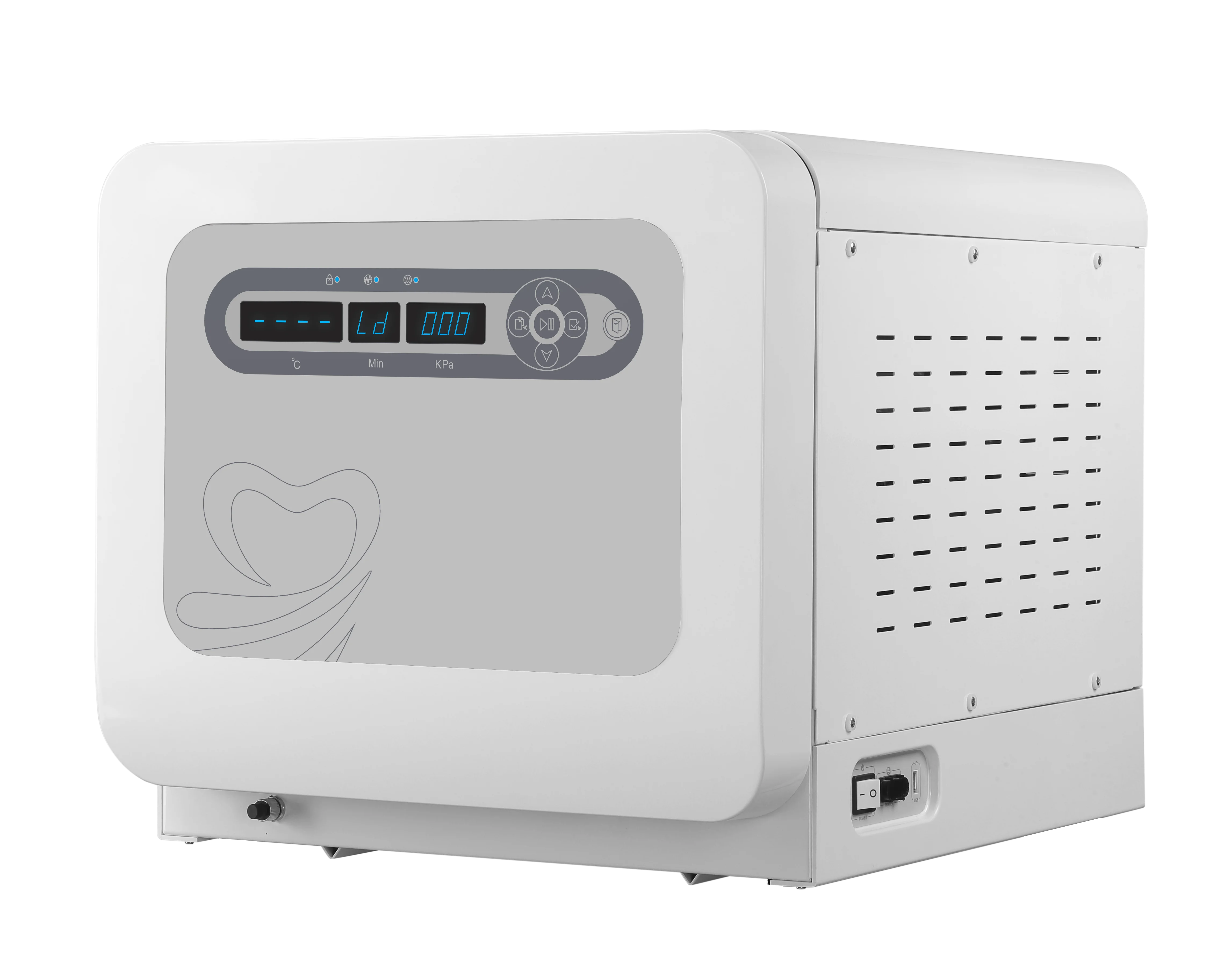 Hochey Medical Medical Autoclave Sterilizer Pulse Vacuum Steam Sterilization Table Top Dental 45L steriliser