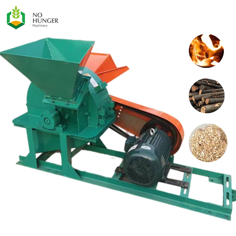Commercial Grain Charcoal Wood Crusher Machine Hammer Mill Diesel Grinding Machine Pulverizer