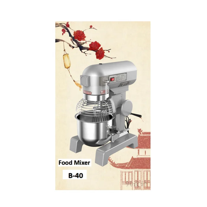 
2019 Newest B Series 20L 30L 40L 50L 60L Food Industrial Home Use Commercial Kitchen Spiral Planetary Dough Food Mixer 