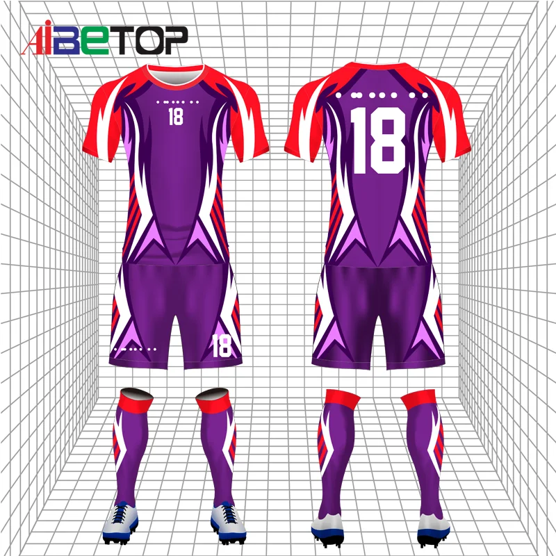 Customized Sublimated Printing Performance Soccer Wear Football Jersey Team Uniform Training Suits Soccer Jersey
