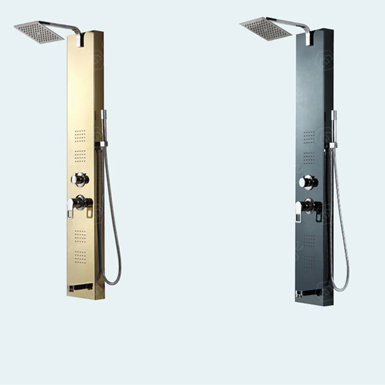 
china suppliers stainless steel indoor shower system shower panel 