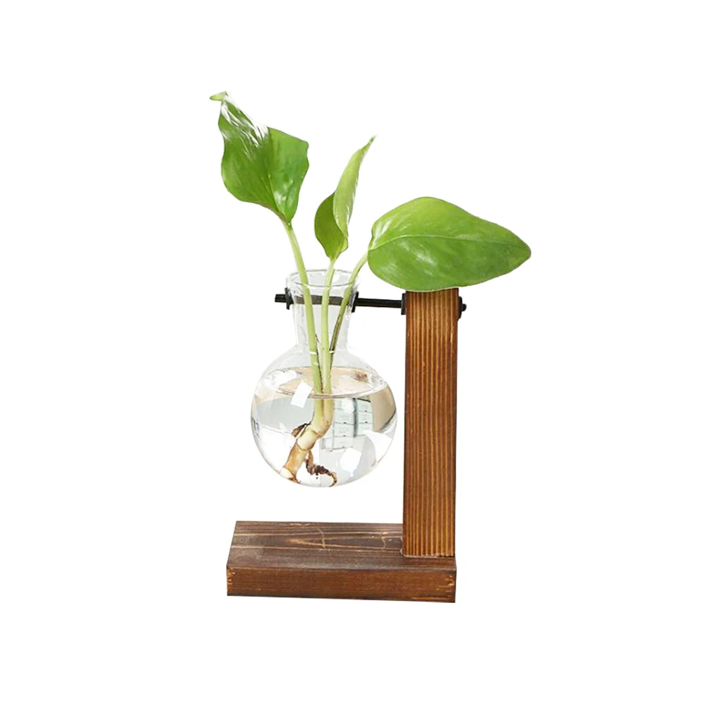 Flower Glass Vases For Events Bases For Flower Arrangements, Wedding Vases Centerpieces Decoration Stand Glass Planter Bulb Vase