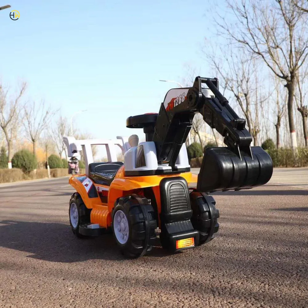  Детский Электрический экскаватор может сидеть или ездить на игрушечном крючке инженерный автомобиль детский игрушечный