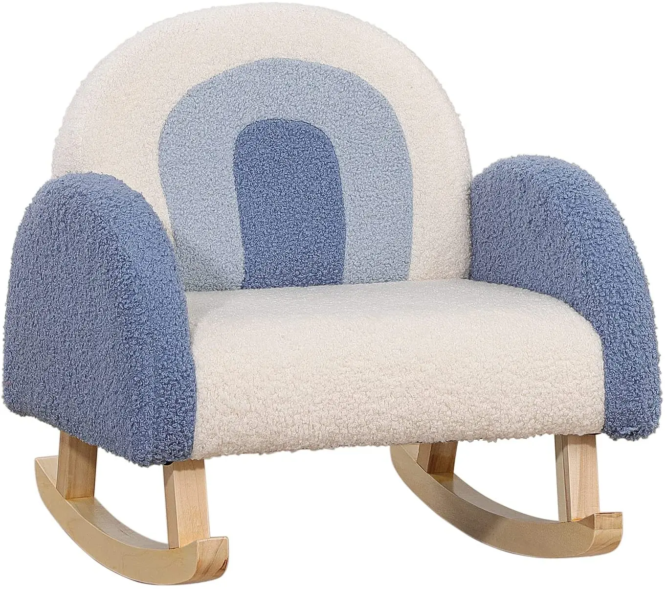 Velvet cover children chair armchair for reading and play kids armchair soft seat rocking chair baby