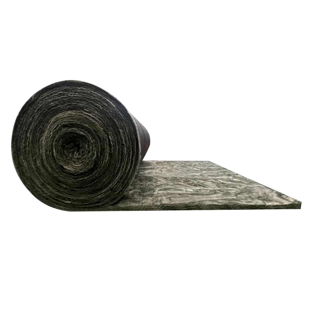 Israel 24k 25mm HVAC system  glasswool insulation duct wrap rolls black fiberglass wool blanket with black tissue