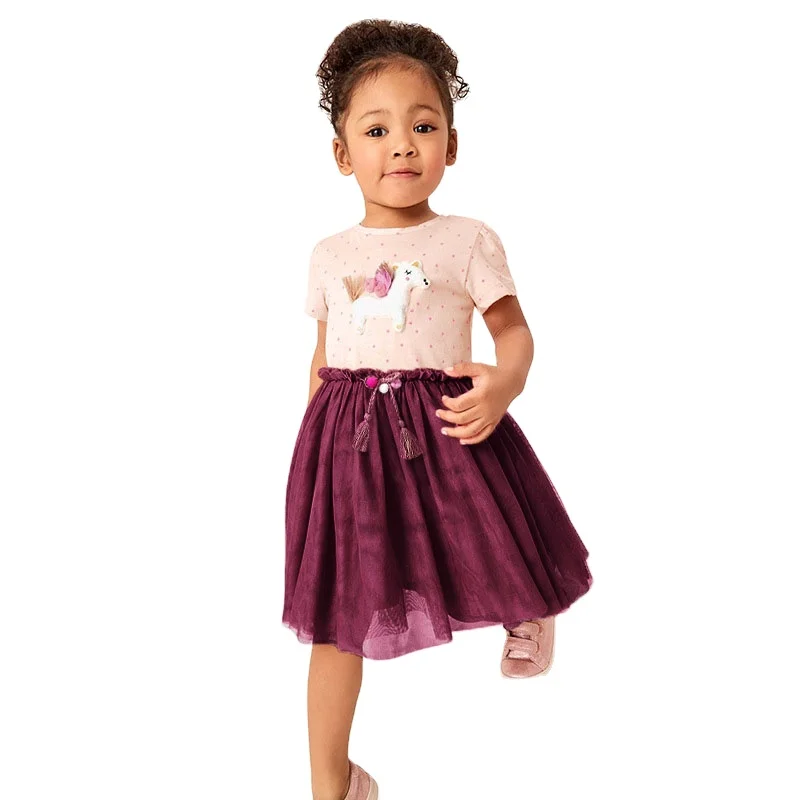 Pretty Baby Dress Little Girl Lace Party Dresses Cute Ruffle Wholesale Kids Clothes 2 to 7 Years