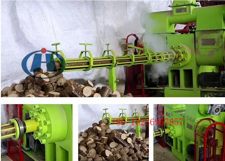 Piston type wood Biomass briquette making  machines  Briquettes machinery for sale