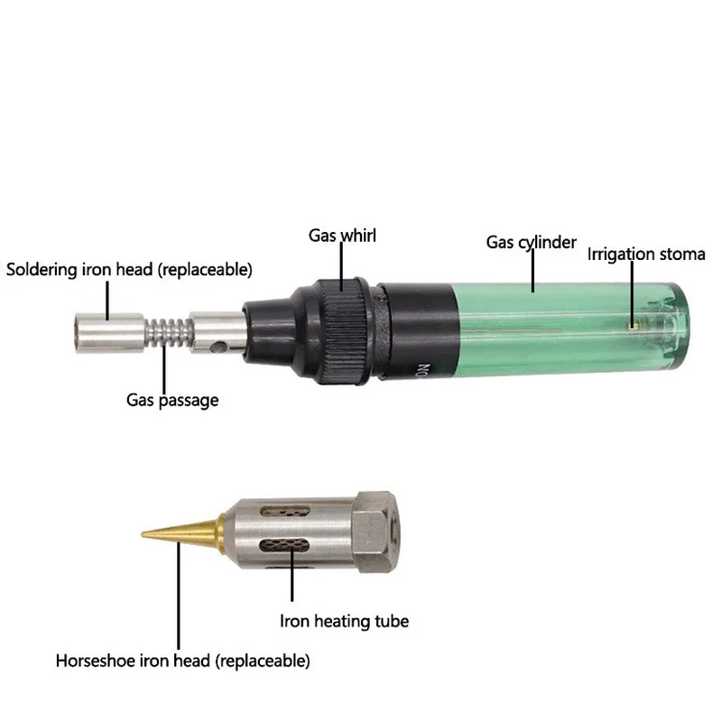 Mini 1300 Celsius Butane Gas Welding Soldering Irons Welding Pen Burner Blow Torch Gas Soldering Iron Cordless Butane Tip Tool