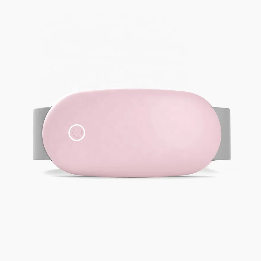 Cordless Heating Pad with Massager, Portable Heated Waist Belt for Cramps, Back, Abdomen, Neck, Period Pain Relief