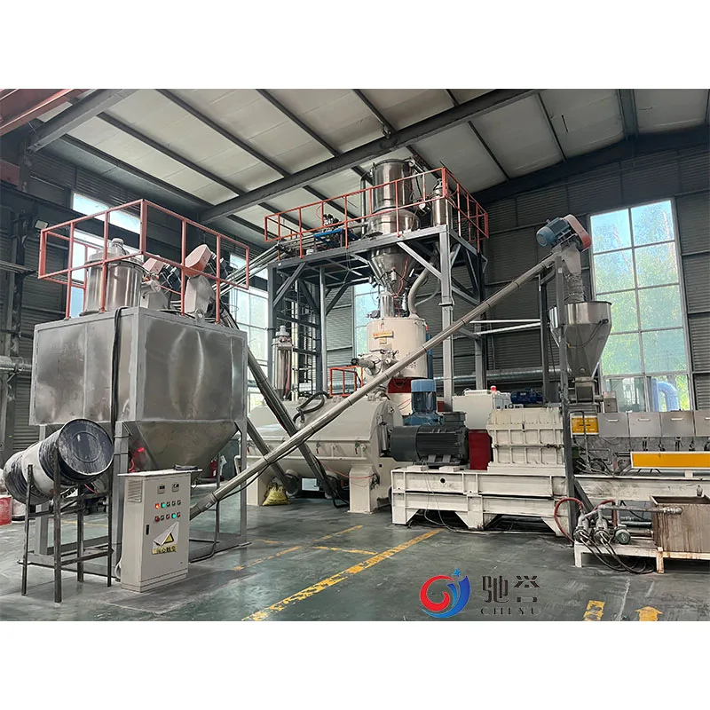 Plastic Mixing Machine PVC Mixer With Feeding Conveying System  PVC pipe door and window profile extruder