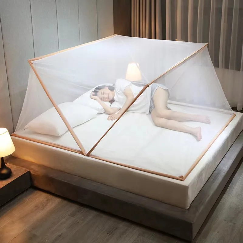 Foldable Anti-Mosquito Cover With Sunshade Folding Portable Home and Travel Outdoor Mosquito Net