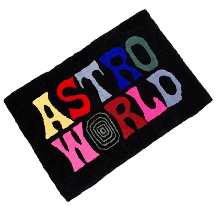 Custom Die Cut Famous Brand Logo Rug