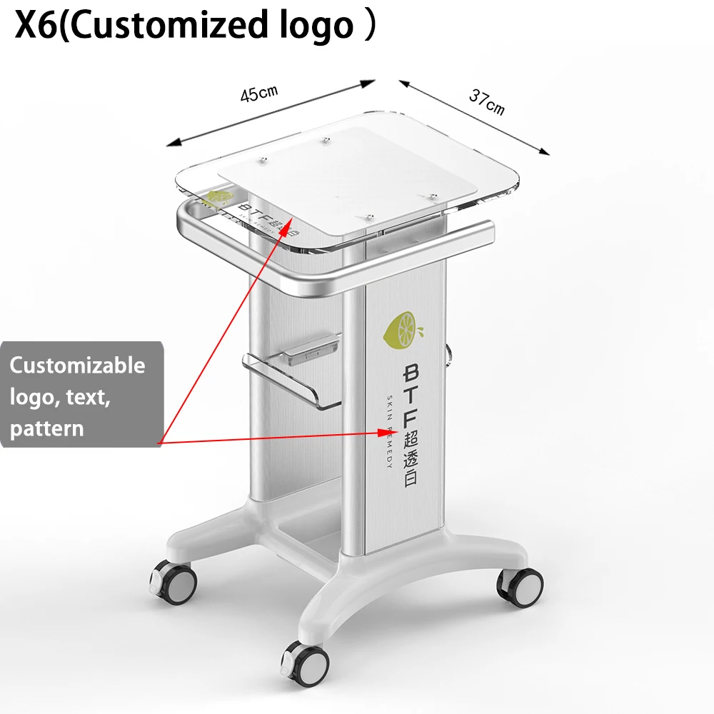 High Quality 2 Drawers Dental scanner trolley cart dental clinic Machine Trolly Oral scanner laptop Trolley Cart