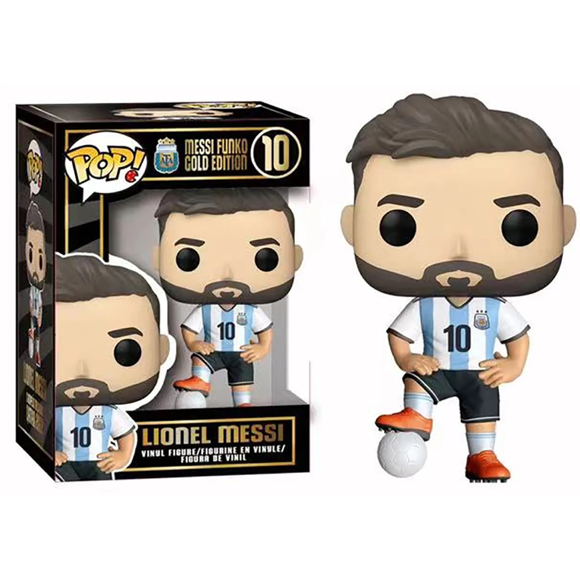 New Arrival POP Argentine Football Association 10 Lionel Messi Action Figure Vinyl Model Toys Afa With Box Collection Gift