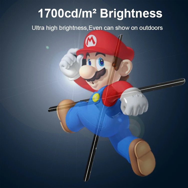 4K 3D Hologram Projector 3D Advertising Holographic Display LED High-End Hologram Equipment
