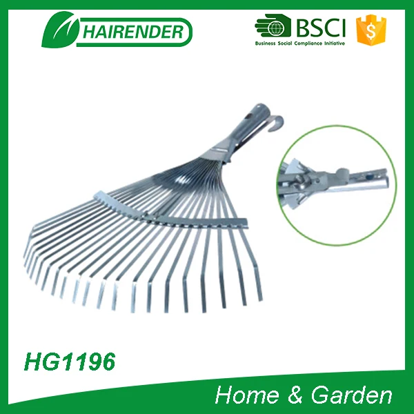 22T оцинкованная отделка, регулируемые садовые грабли