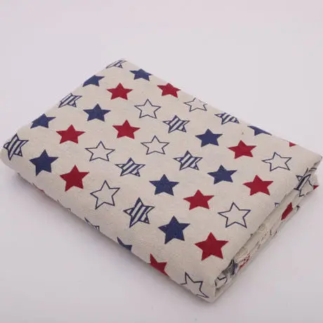 Wholesale High Quality 100% Cotton Printed Linn Pattern Sofa Cover Curtain Cloth Tablecloth Canvas Fabric