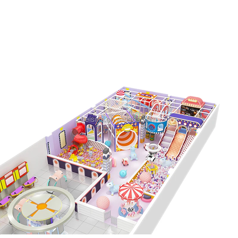 238sqm Naughty Castle Kids Center Play Indoor Playground Soft Play Birthday Party Kids Park Equipment