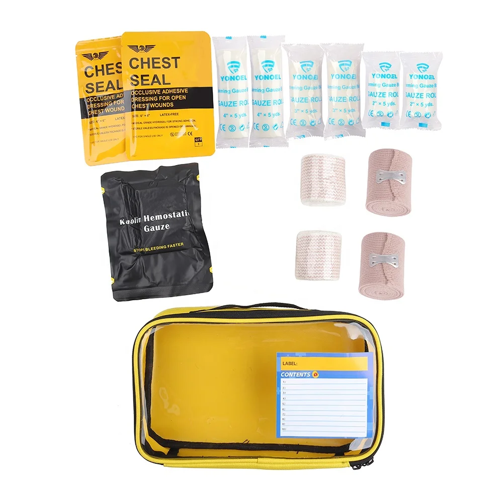 Best Emergency Medical Supplies Kit EMT Trauma First Aid Kit First Responder Medical Kit