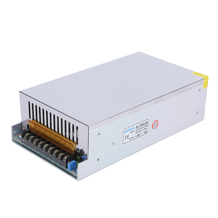 Электрический питания с одним выходом 720w 48v 15a импульсный источник светодиодного табло