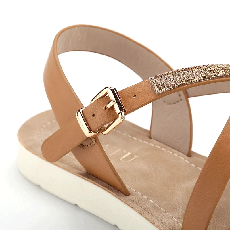 Summer Beach Slippers Pu Casual Women Sexy Flat Custom Womens Shoes Flats Sandals