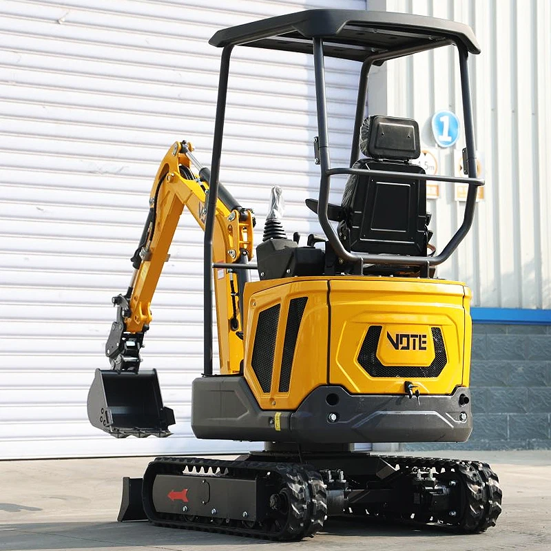 Mini Excavator 1.6 Ton EPA   Farm Agriculture Engineering New Crawler Excavators Kubota Engine small Excavator Free Shipping