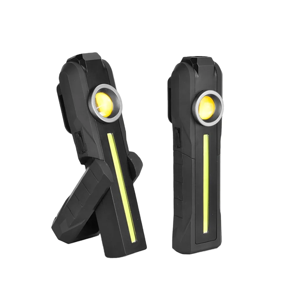 STARYNITE super bright led portable rechargeable round cob work light magnetic base with hook