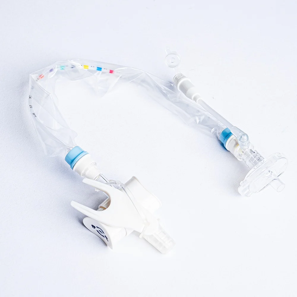 
medical disposable high quality 72hours closed system suction catheter size 8 